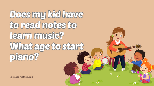 Does my kid have to read notes to learn music? What age to start piano?