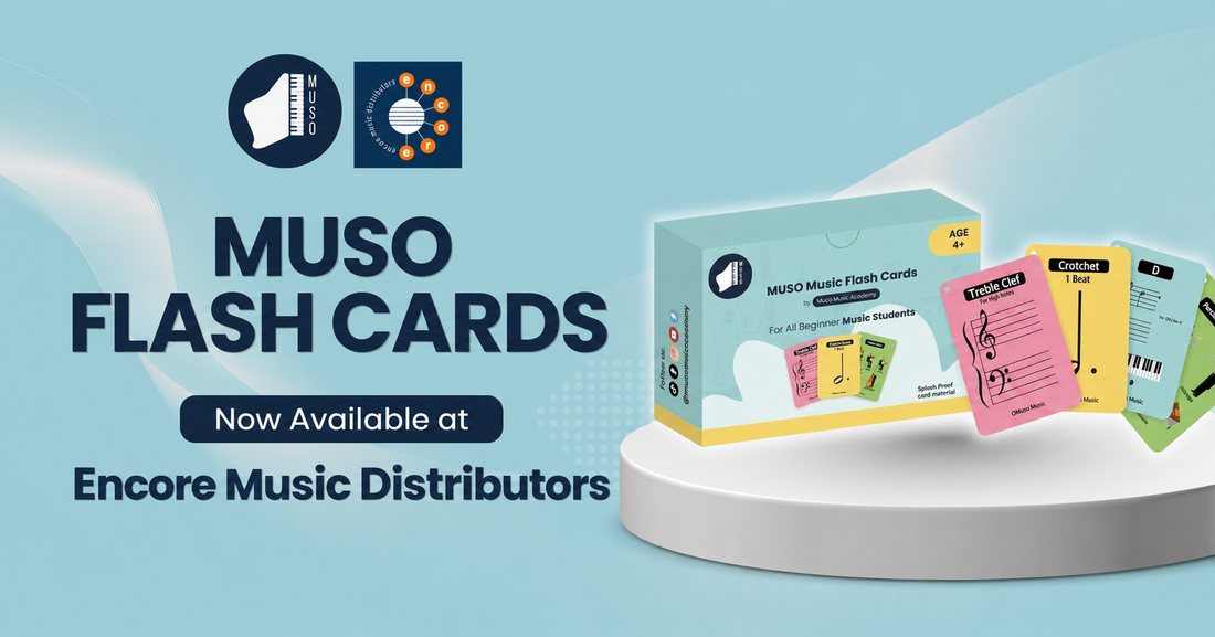 Muso Flash Cards Have Landed at Encore Music Distributor