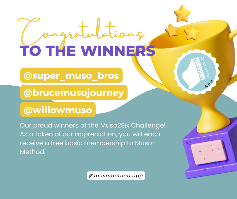 🎉 Congratulations to Our Muso2Six Challenge Winners!